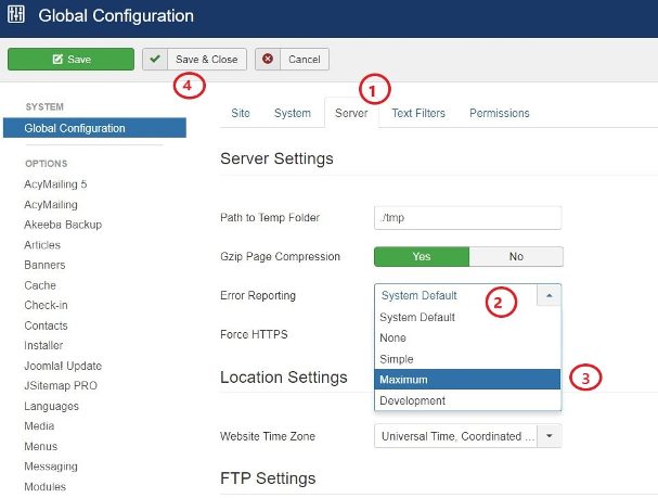global_config_error_reporting-min.jpg How do I turn off error reporting in Joomla